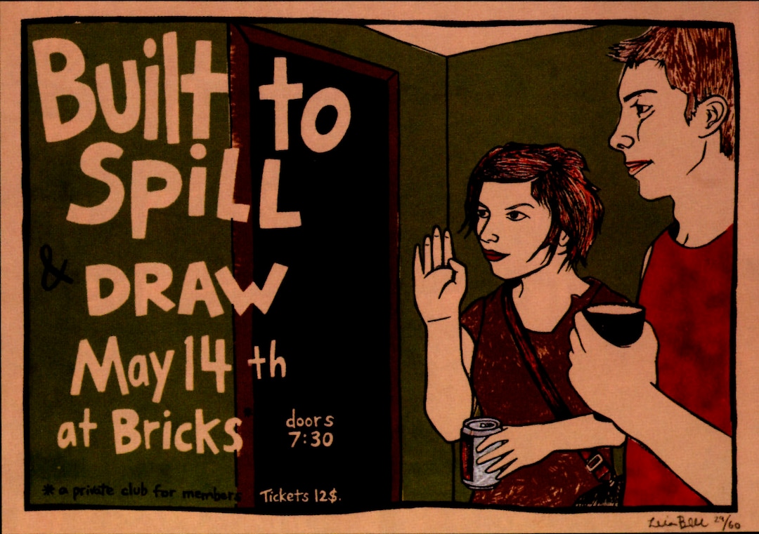 (Courtesy photo) A poster by Leia Bell promoting a show at Kilby Court.