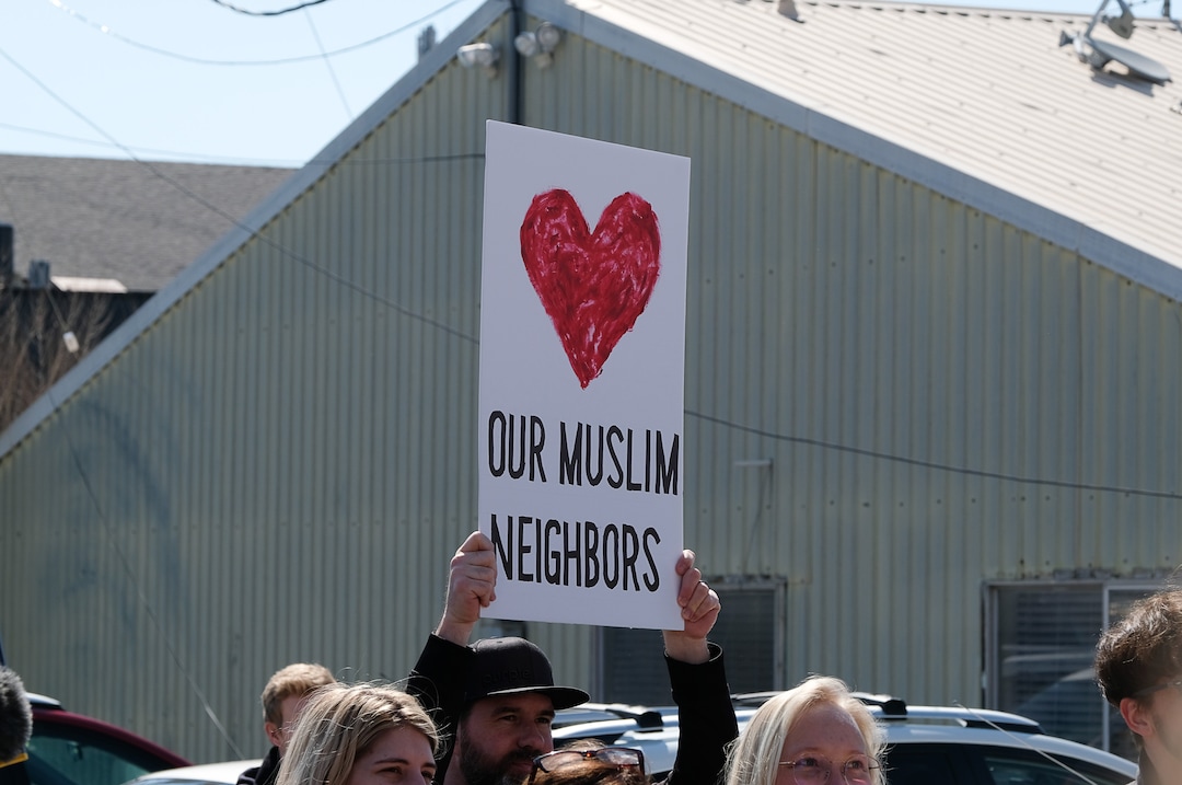 (Francisco Kjolseth  |  The Salt Lake Tribune)  Utah County Commissioner Tanner Ainge organizes a "flash mob of solidarity," in response to the Muslim shootings in New Zealand. He promoted the event on his Twitter page saying, "How amazing would it be if our #UtahCounty Muslim brothers and sisters walked out of their prayer service today with heavy hearts and found themselves surrounded with love and solidarity from the rest of us? Please show up for a flash mob of solidarity today."