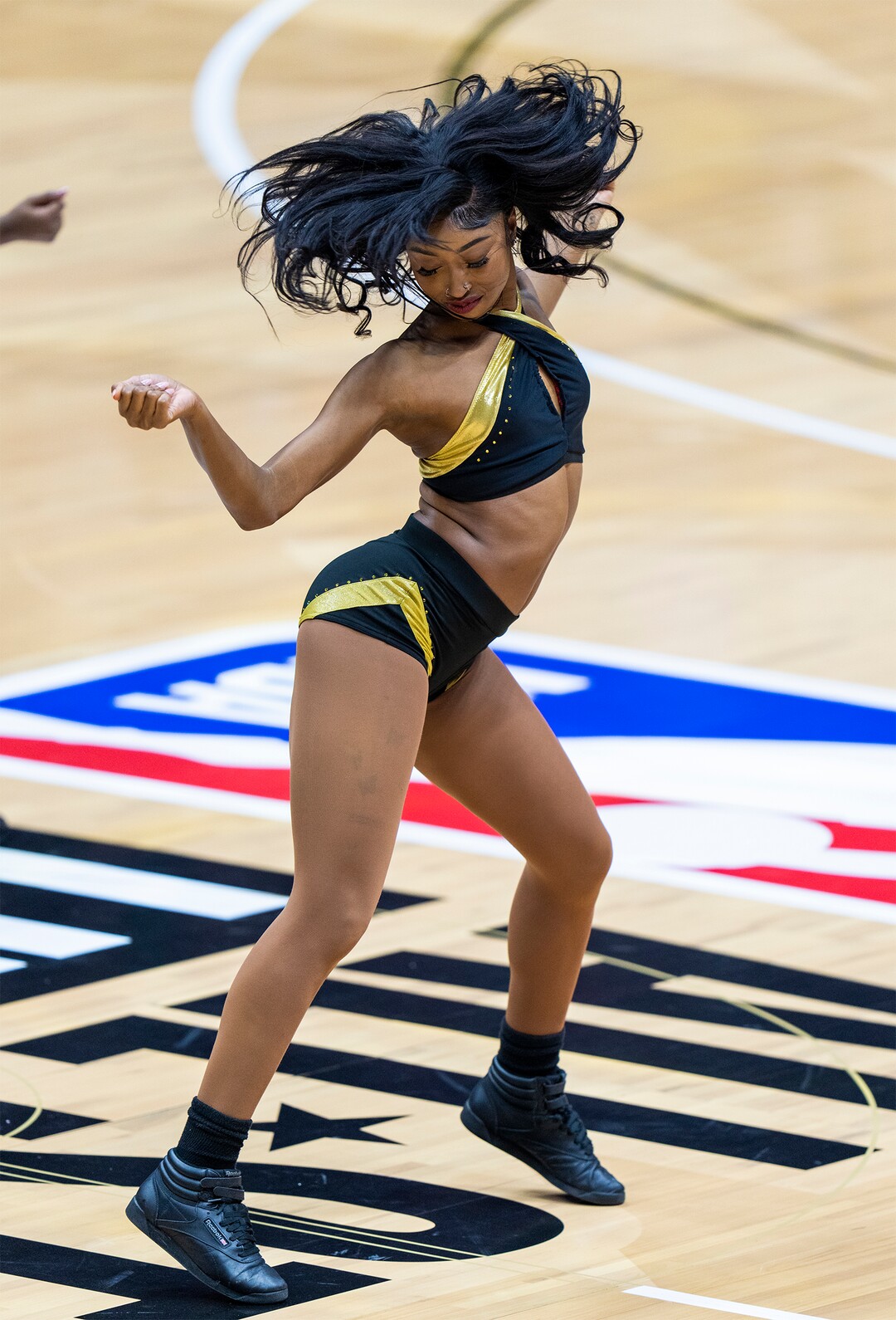 (Rick Egan | The Salt Lake Tribune) The Orchesis dancers perform during a break in the action in the HBCU game between  the Grambling State Tigers and the Southern University Jaguars at the Jon M. Huntsman Center, on Saturday, Feb. 18, 2023.