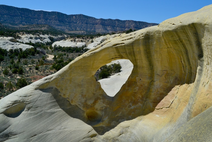 (photo courtesy Manny Mellor) Cedar Wash Arch in the Grand Staircase-Escalante National Monument.