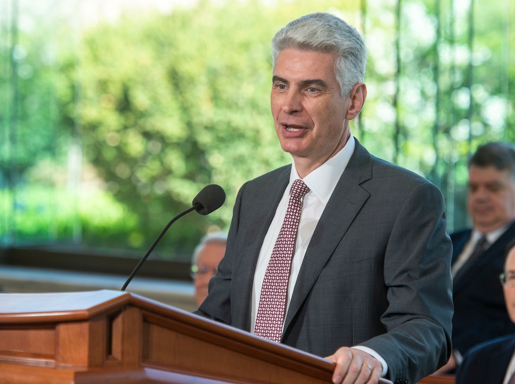 (Rick Egan  |  Tribune file photo)    Presiding Bishop Gérald Caussé of The Church of Jesus Christ of Latter-day Saints.