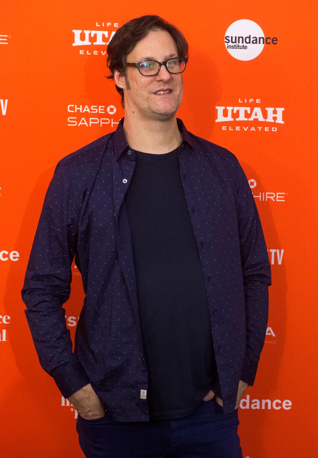 Director Dan Argott, on the red carpet for the premiere of "Believer," a documentary about Imagine Dragons frontman Dan Reynolds trying to reconcile his Mormon beliefs with his support for LGBTQ community in Park CIty at the Sundance Film Festival, Saturday, January 20, 2018.