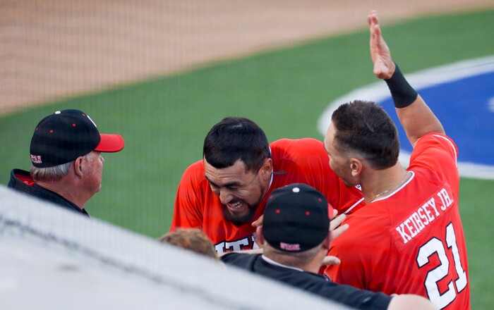 (Leah Hogsten  |  The Salt Lake Tribune) as Brigham Young University hosts University of Utah at Miller Park, Tuesday, April 24, 2018 in Provo.