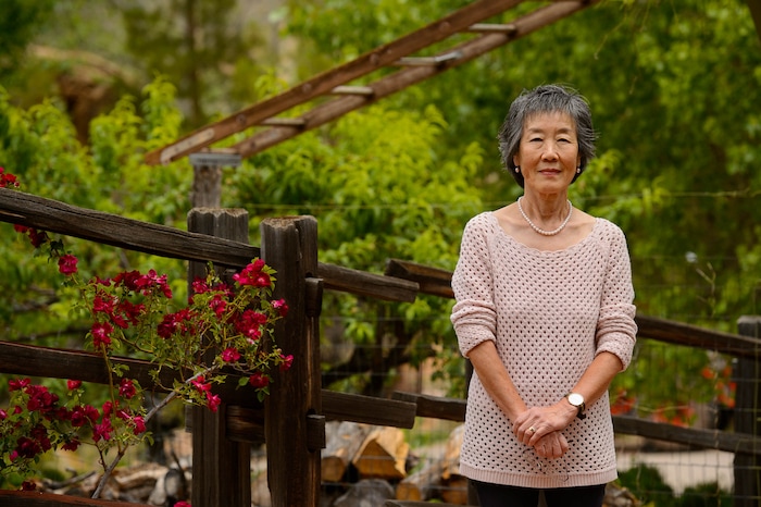 (Trent Nelson  |  The Salt Lake Tribune) Sunny Lee works with the South Korean government to bring the families of MIA Korean War veterans to South Korea where they are honored for their family member's service. Lee was photographed at her Springdale home on Tuesday, May 19, 2020.