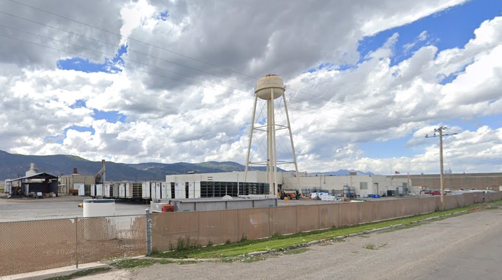 (Google Maps) The Pitman Farms turkey processing plant in Moroni, Utah, as seen in this 2026 Google Maps image.