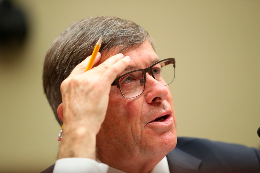 (Andrew Harnik | AP) Acting Director of National Intelligence Joseph Maguire testifies before the House Intelligence Committee on Capitol Hill in Washington, Thursday, Sept. 26, 2019.