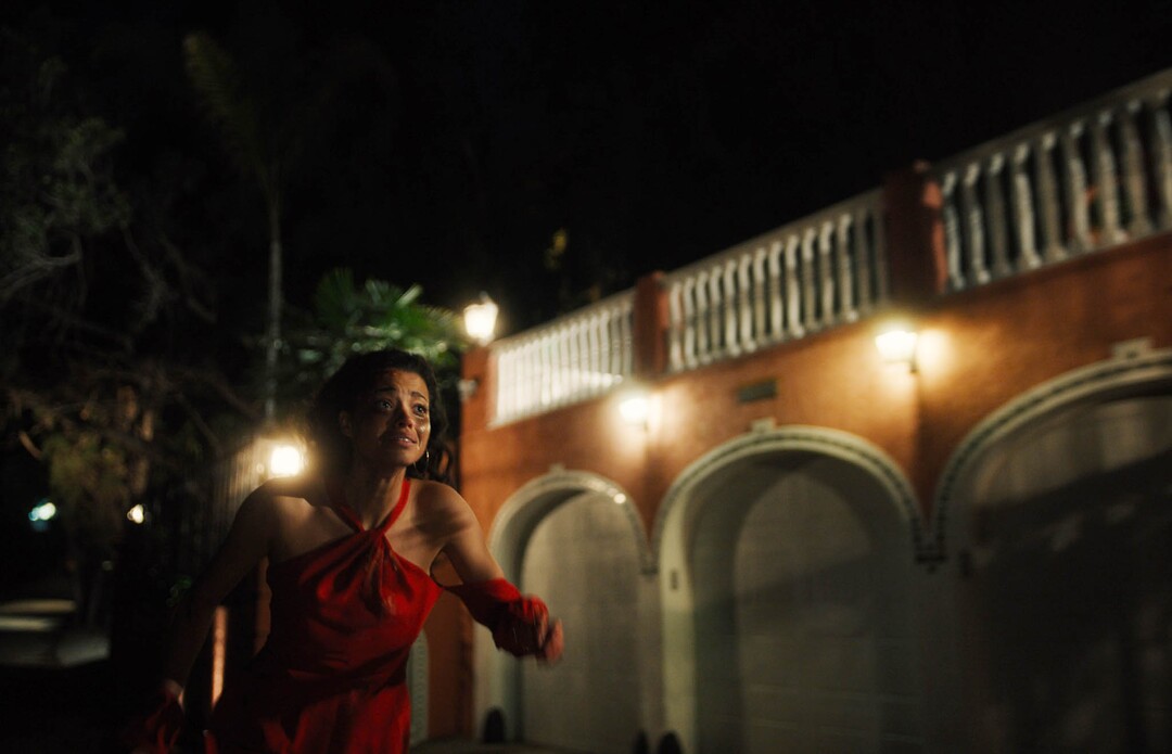 (Photo courtesy of Amazon Studios) Ella Balinska plays a woman escaping a blind date in "Run Sweetheart Run," directed by Shana Feste.