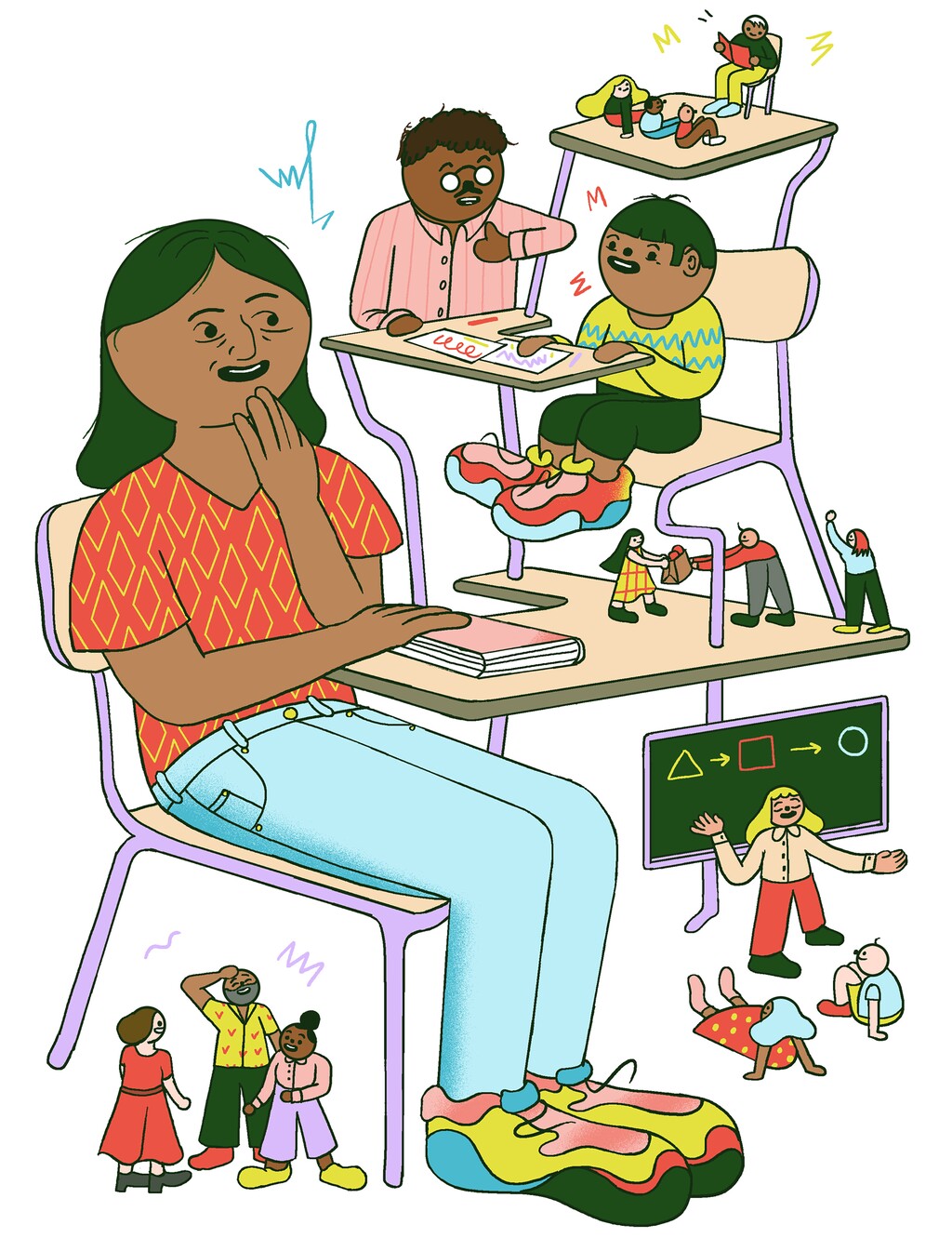 (Dalbert Vilarino | The New York Times) 

School: It’s Not Just for Kids Anymore