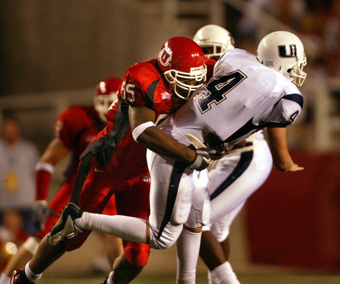 (Courtesy University of Utah) Marquess Ledbetter finished the 2005 season with five sacks.