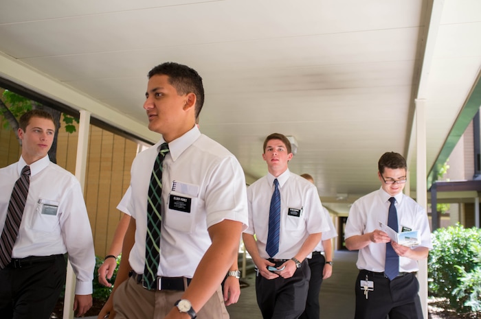 Trent Nelson  |  The Salt Lake TribuneMissionaries at the Missionary Training Center of the Church of Jesus Christ of Latter-day Saints in Provo Tuesday June 18, 2013.