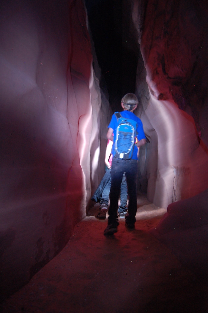 (photo courtesy Manny Mellor) Spooky Gulch in the Grand Staircase-Escalante National Monument.