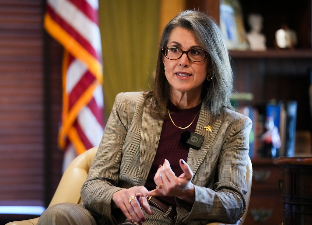 (Bethany Baker | The Salt Lake Tribune) Lt. Gov. Deidre Henderson speaks during an interview in her office at the Utah Capitol in Salt Lake City on Wednesday, Sept. 9, 2026.