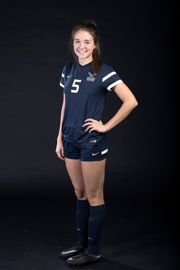 (Scott Sommerdorf   |  The Salt Lake Tribune)   Cassidy Orr of Skyline, Friday, December 8, 2017.  