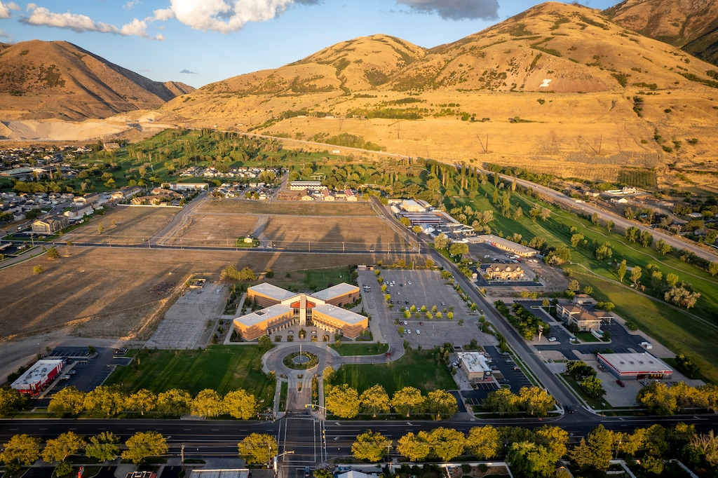 (Rick Egan | The Salt Lake Tribune) The proposed site for a Utah State University nuclear research and workforce training campus in Brigham City, Tuesday, Sept. 1, 2026.
