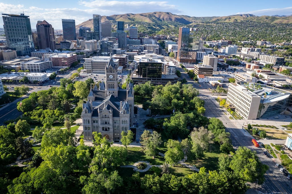 (Rick Egan | The Salt Lake Tribune) City Hall in 2025. This year, the mayor is recommending a 12.5% hike in the city's property tax.

