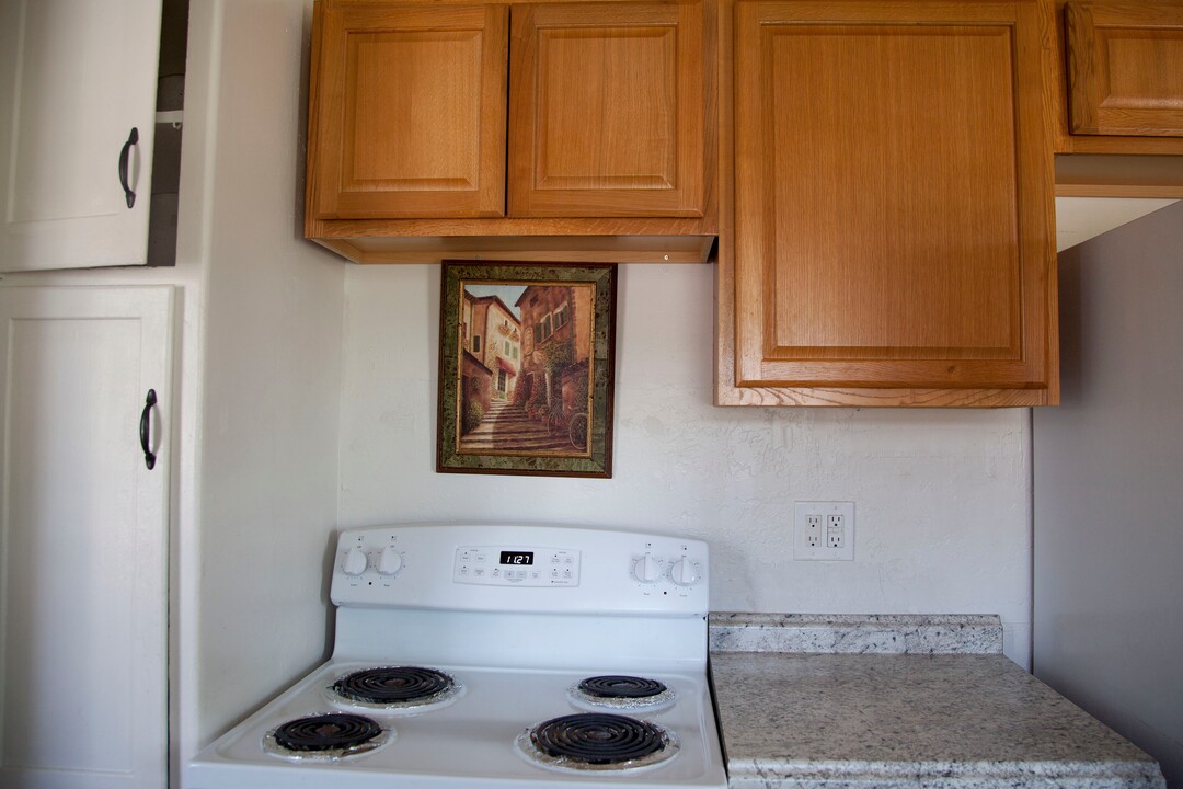 (Stella Yu |  The Salt Lake Tribune) Located right across the street from Parkview Elementary, this Glendale home has easy access to school. The 1,088-square-foot home comes with three bedrooms, one and a half bath, a kitchen and a living room with hardwood flooring.