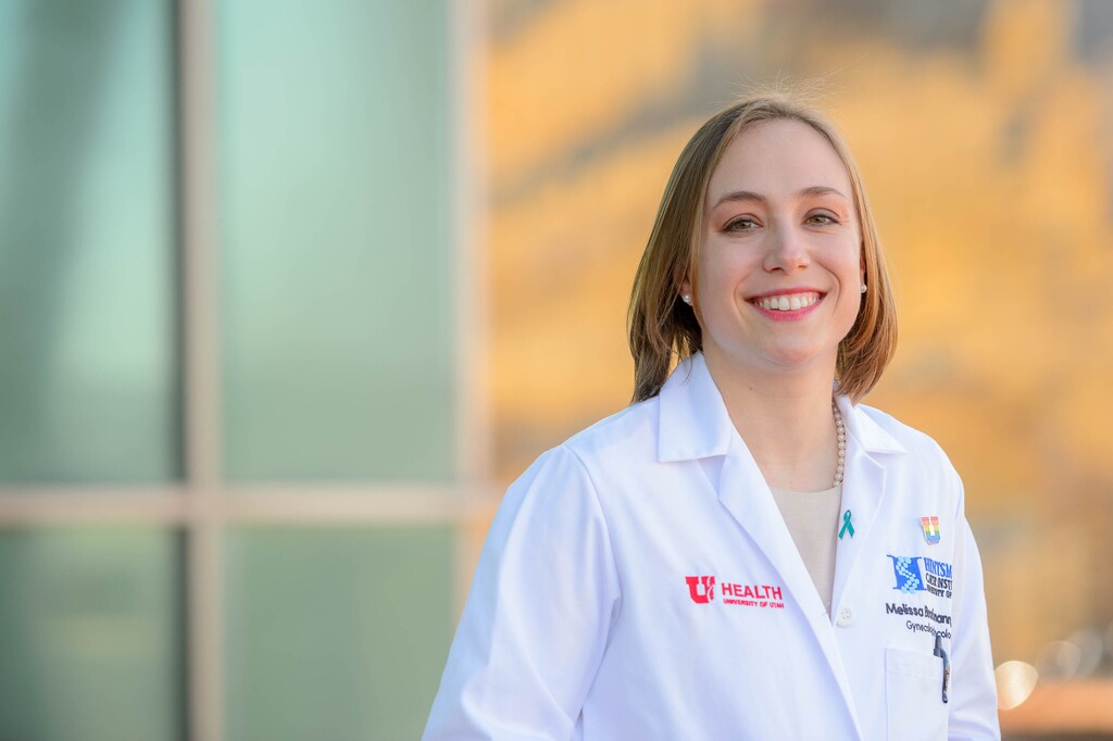 (Trent Nelson  |  The Salt Lake Tribune) Dr. Melissa Brackmann at the Huntsman Cancer Institute in Salt Lake City on Thursday, Nov. 5, 2020.