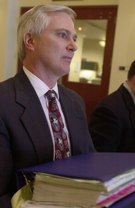 |  Tribune File PhotoJohn Daniel Kingston exiting the Matheson State courthouse on Thursday, May 20, 2004. Kingston is on trial for child abuse and neglect.