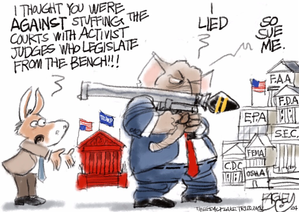 Activist Judges | Pat Bagley