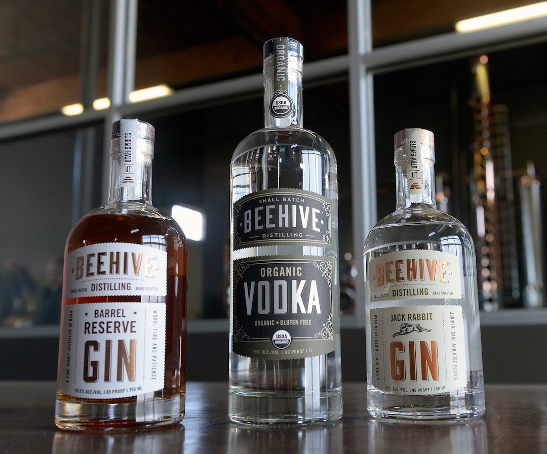 (Al Hartmann  |  The Salt Lake Tribune) 	
Salt Lake City's Beehive Distilling, known for its gin and vodka, has a new location at 2245 S. West Temple.