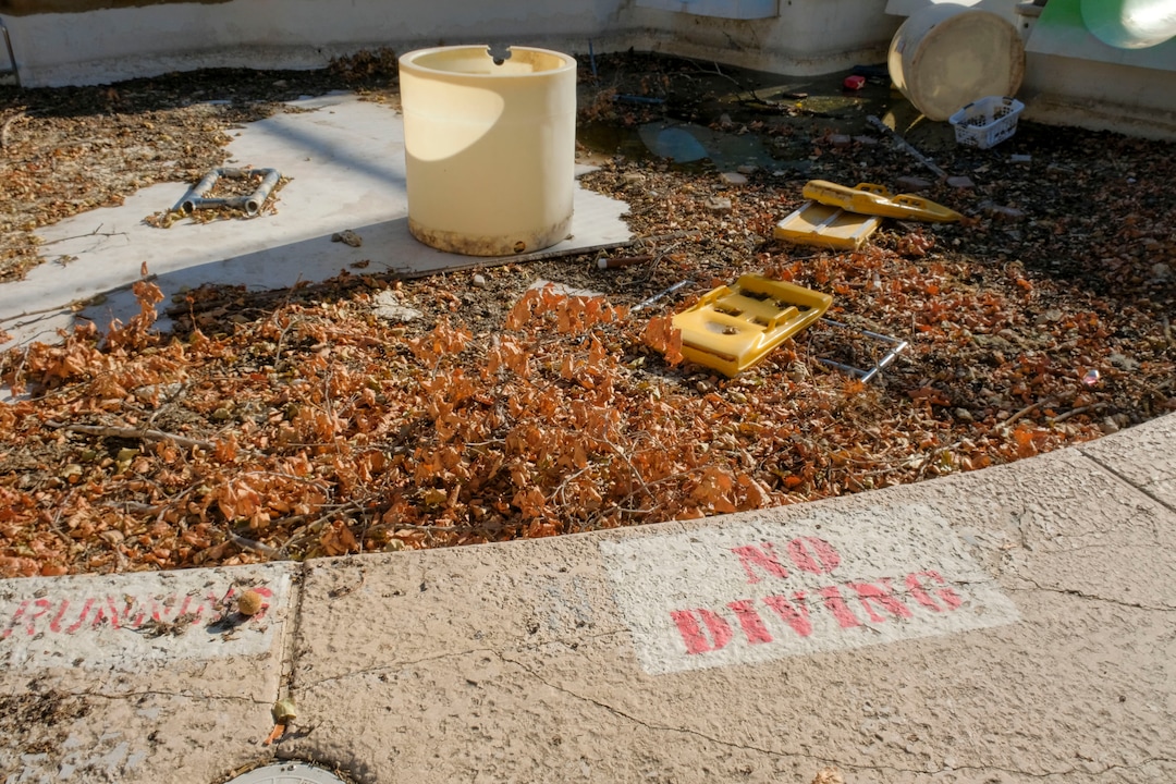 (Leah Hogsten  |  The Salt Lake Tribune) Oct. 29, 2020. In the 1980's Raging Waters water park was home to the world's third wave pool. Today the property is in such disrepair that Salt Lake City needs to disassemble it and figure out some kind of new park to replace it. Closed since 2018,vandalism and operator abandonment has left the park a liability for the city.