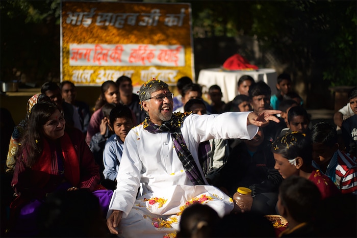 (Courtesy of Sundance Insitute | photo by Derk Doneen) Kailash Satyarthi appears in "Kailash" by Derek Doneen, an official selection of the U.S. Documentary Competition at the 2018 Sundance Film Festival.