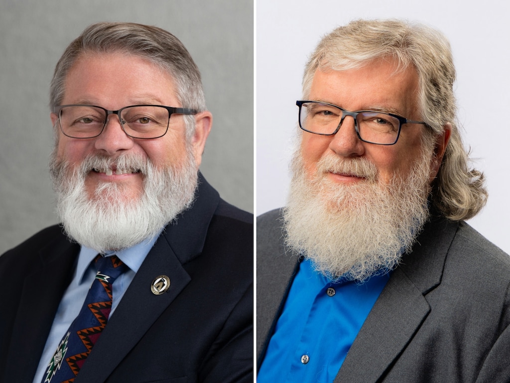 (Utah House of Representatives; Campaign photo) Colin Jack, left, and Glenn Webb, candidates for the 2026 House District 73 election.