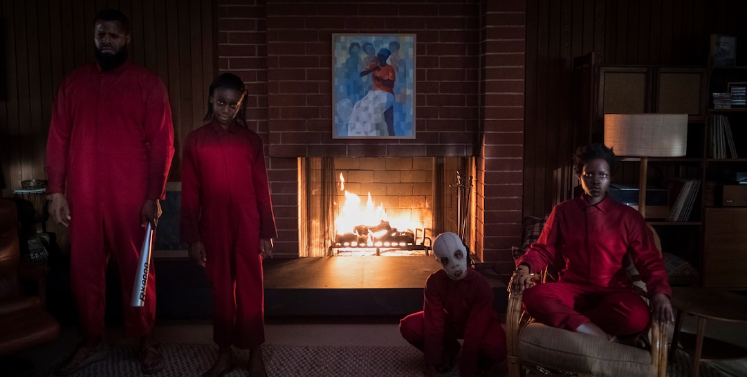 This image released by Universal Pictures shows Winston Duke, Shahadi Wright Joseph, Evan Alex and Lupita Nyong'o in a scene from "Us," written, produced and directed by Jordan Peele. (Claudette Barius/Universal Pictures via AP)