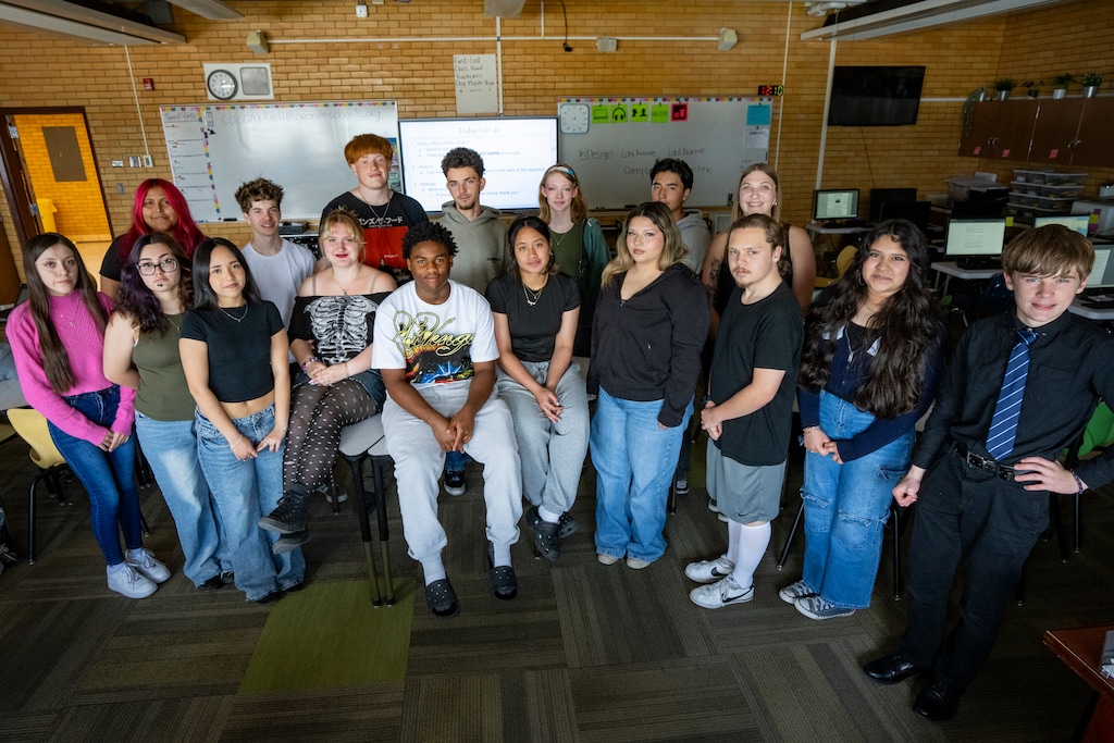 (Rick Egan | The Salt Lake Tribune) The journalism class at Kearns High School on Wednesday, May 13, 2026.