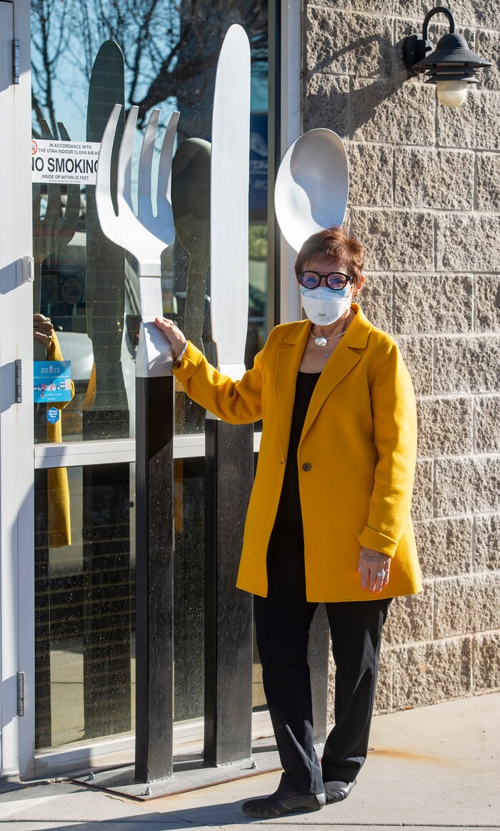 (Rick Egan | The Salt Lake Tribune)  Maxine Turner, founder of Cuisine Unlimited, on Wednesday, Nov. 25, 2020.