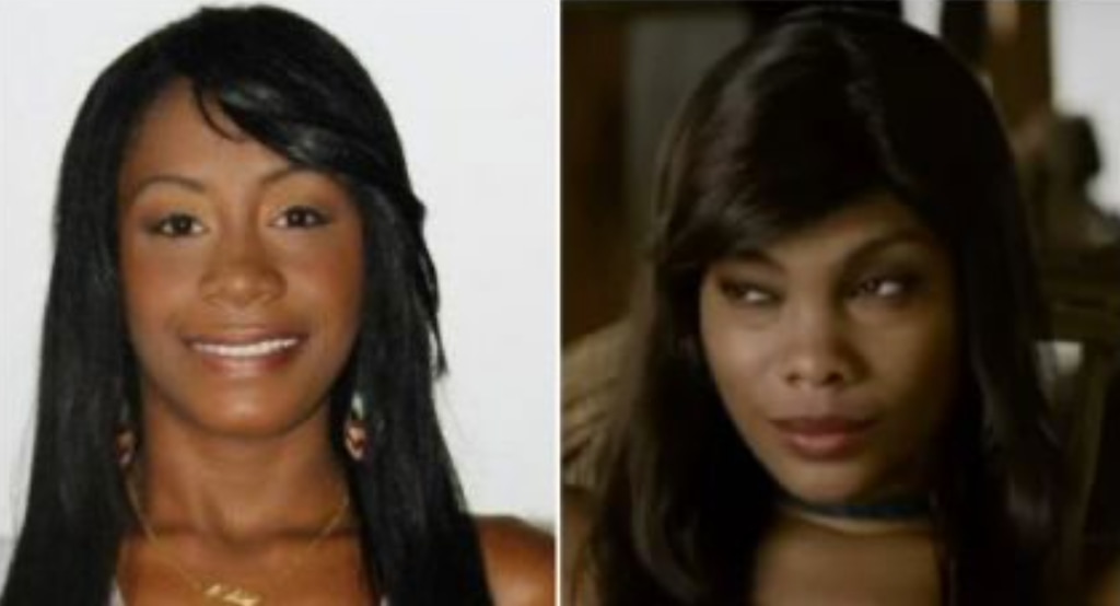 (Court filing) — Kely Johana Suarez Moya, on the left, sued Tim Ballard and the makers of "Sound of Freedom," alleging the movie's depiction of her as a child-sex-trafficking "monster" was defamatory and slanderous because she was never involved in trafficking. She was played by Yessica Borroto, on the right.