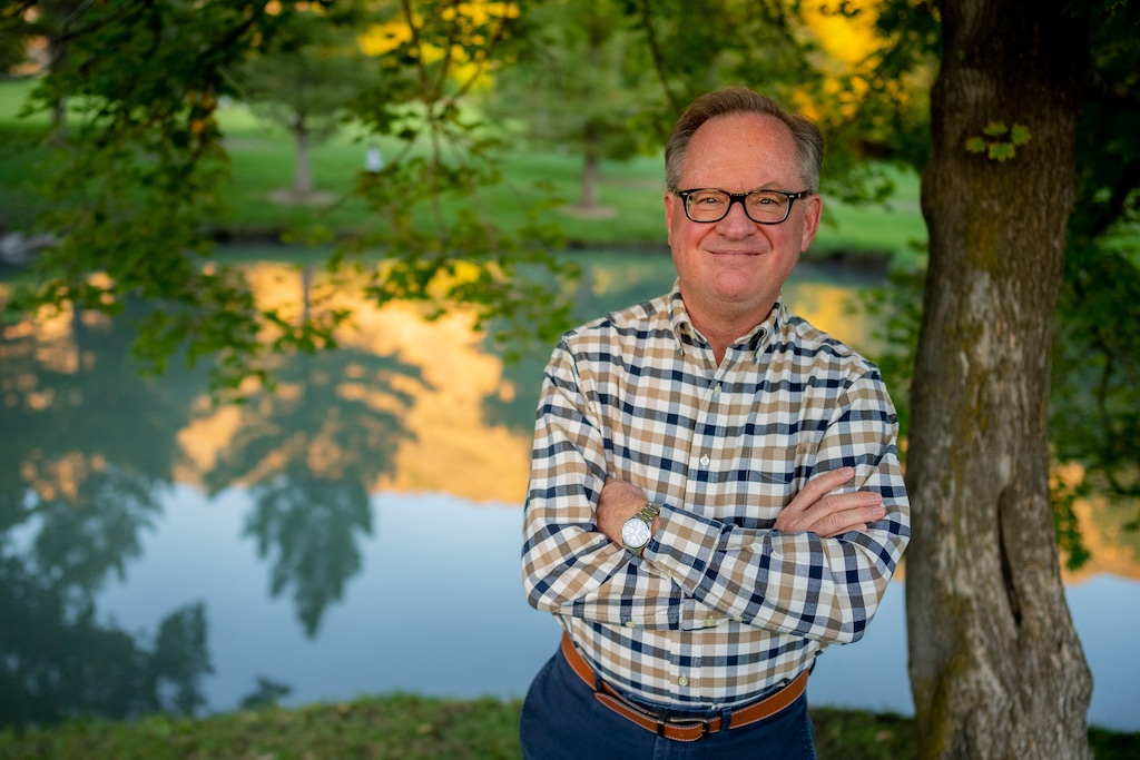 (Trent Nelson  |  The Salt Lake Tribune) Former BYU professor Chad Emmett at Bicentennial Park in Provo on Wednesday, Oct. 5, 2022.