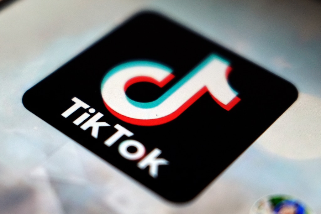 (Kiichiro Sato | The Associated Press) The TikTok app logo is seen, Sept. 28, 2020, in Tokyo.