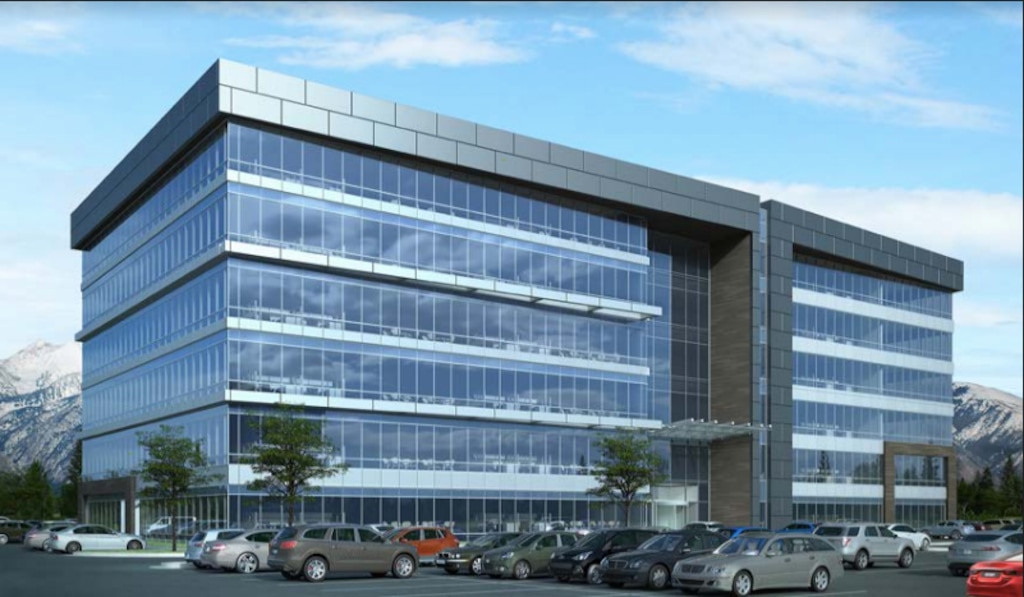 (Image courtesy of St. John Properties)  Rendering of Beltway West, a new 20-acre business park that officials announced Thursday will be built in Taylorsville by Baltimore-developer St. John Properties, with another park also planned in Springville.