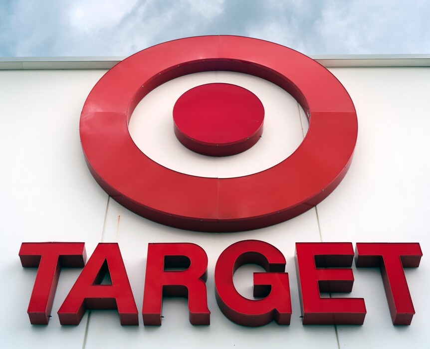 FILE - This Wednesday, May 3, 2017, file photo shows a Target store in Omaha, Neb. Target says it will open at 5 p.m. on Thanksgiving and then close at midnight local time. Its stores will then reopen at 6 a.m. local time on Friday until 10 p.m., 11 p.m. or midnight local time. Target again will offer Black Friday deals on Target.com on the morning of Thanksgiving. (AP Photo/Nati Harnik, File)