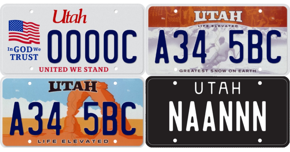 440 License What is Utah’s most popular license plate design?