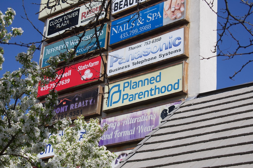 (Clarissa Casper | The Salt Lake Tribune) Logan's Planned Parenthood location is shown on Monday, April 21, 2025.
