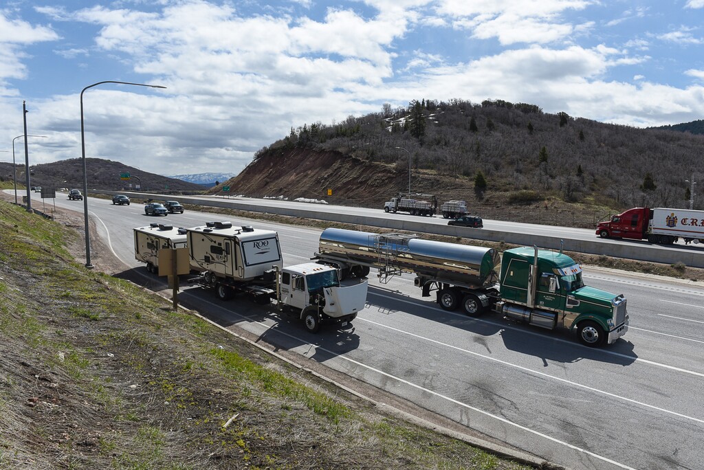 (Francisco Kjolseth | Tribune file photo) I-80 at Parleys Summit is a notorious spot for animal collisions. This 2016 file photo shows the area before construction of a planned wildlife bridge to be built just West of the summit.