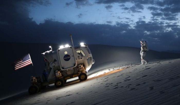 (  |  courtesy Sundance Institute) An image from "Space Explorers: A New Dawn," by Paul Raphaël and Felix Lajeunesse, which will screen in the New Frontier VR Experience program of the 2018 Sundance Film Festival.