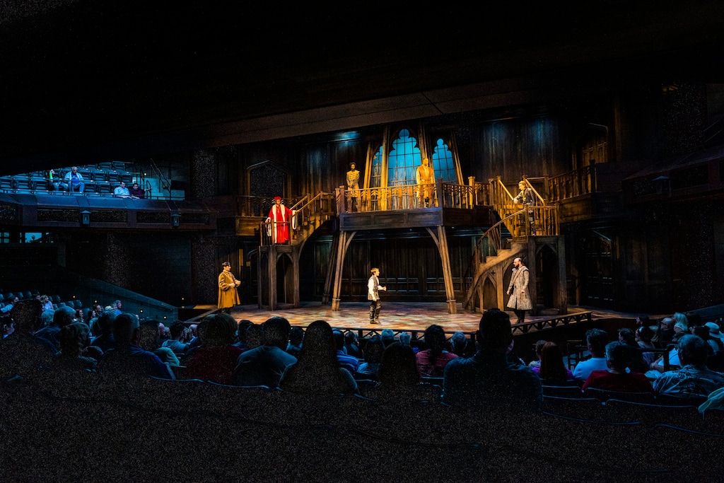 (Rick Egan | The Salt Lake Tribune)  "Richard III" at the Englestad Shakespeare Theatre at the Utah Shakespeare Festival in Cedar City, on Saturday, July 3, 2021. 