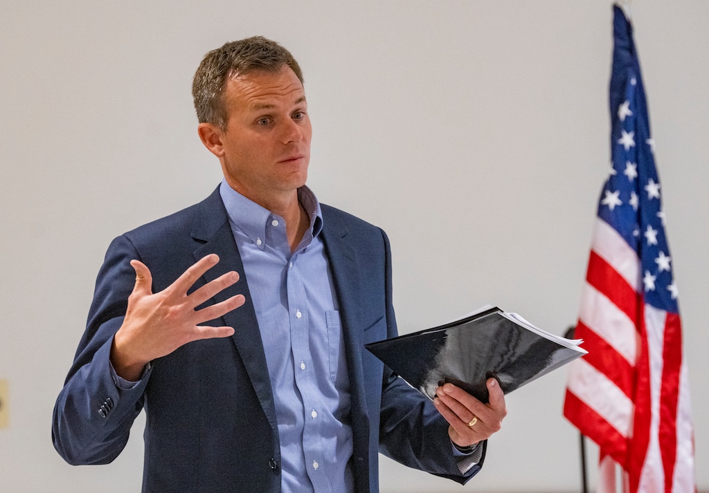 (Rick Egan | The Salt Lake Tribune) 
Rep. Blake Moore failed to report up to $1.1 million in stock trades as required by federal law. He was fined $200 by the House Ethics Committee.