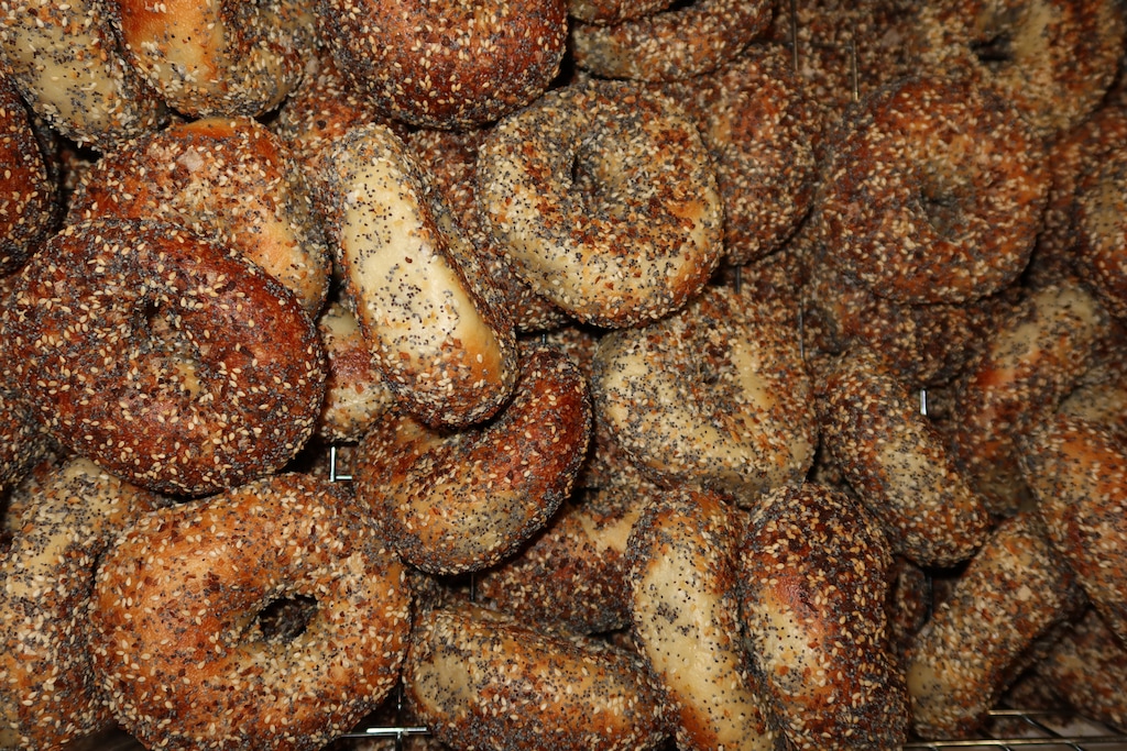 (Alex Stein) Bagels from PopUp Bagels are shown.