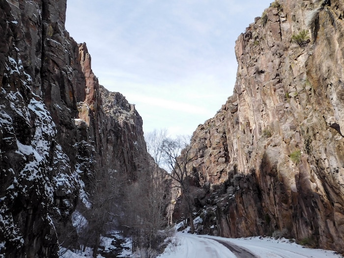 Erin Alberty | The Salt Lake Tribune
A scene from the canyons near Monrovian Park in Sevier County on March 8, 2017.