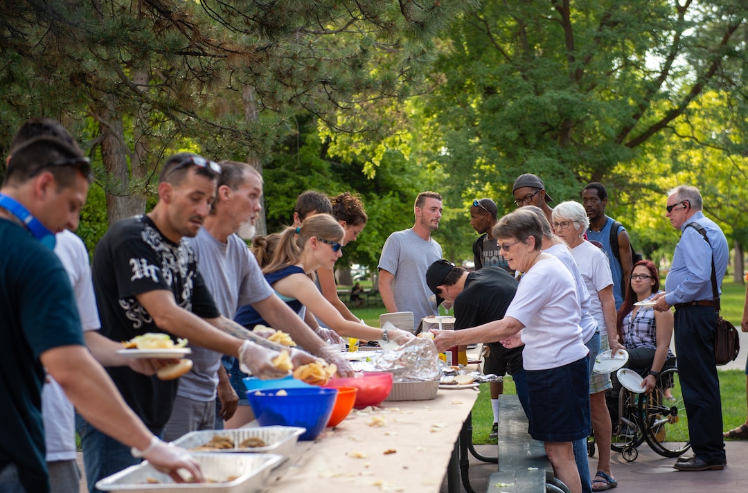 (Rachel Molenda  |  The Salt Lake Tribune) Candidates and constituents attend a candidate meet-and-greet held by Crossroads Urban Center at Liberty Park in Salt Lake City on Wednesday, June 12, 2018.