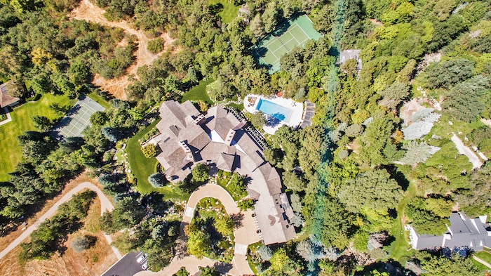 (Courtesy of Concierge Auctions) This 23,035-square-foot house in Holladay will go on the auction block Nov. 2, 2017.