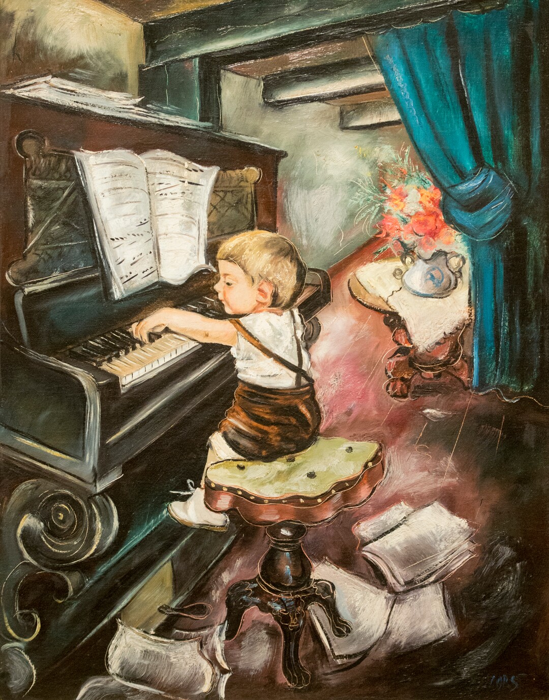 (Rick Egan  |  The Salt Lake Tribune)  The Talented Son, by Joseph Paul Vorst, in new exhibit titled: “Joseph Paul Vorst: A Retrospective,” which will run from November 9, 2017, through April 15, 2018, at the LDS Church History Museum. Thursday, November 9, 2017.