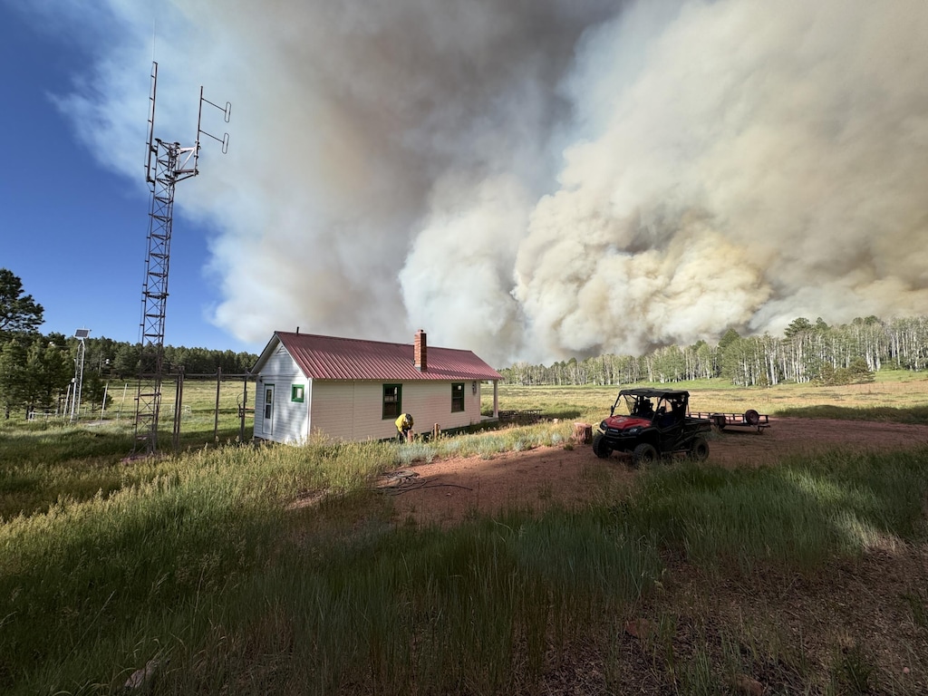 (U.S. Forest Service) Crews respond to the Babylon Fire in southeastern Utah on Sunday, June 28, 2026.
