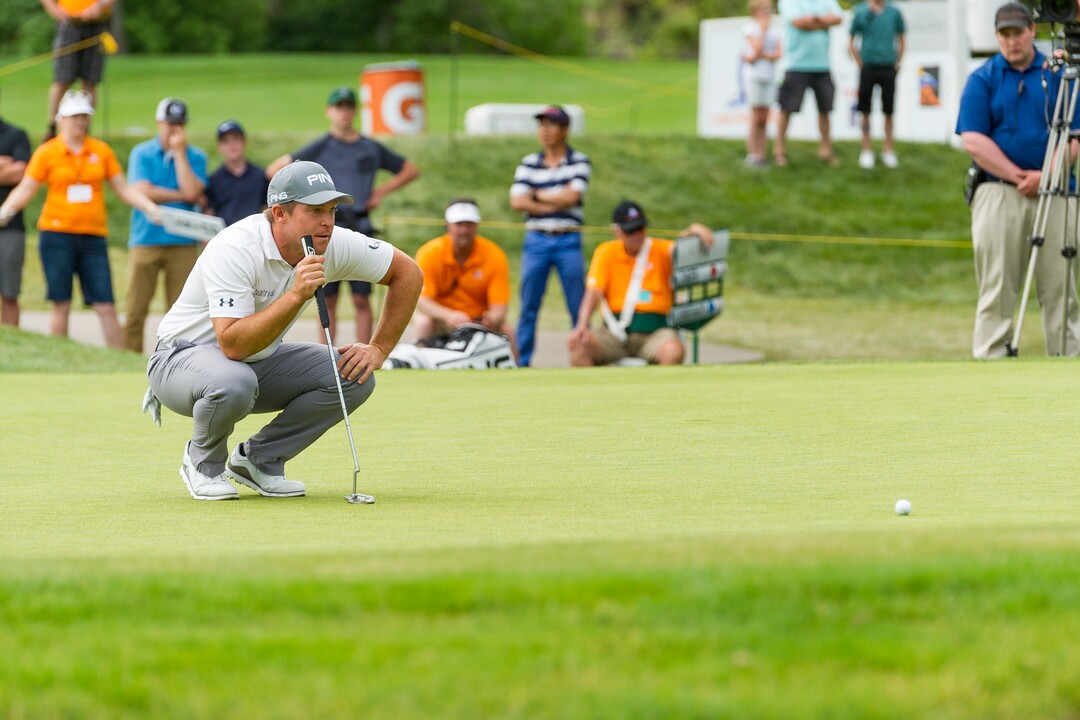 (Alex Gallivan  |  Special to the Tribune) Daniel Summerhays finished 6th during the final round of the Utah Championship on Sunday at Oakridge Country Club in Farmington