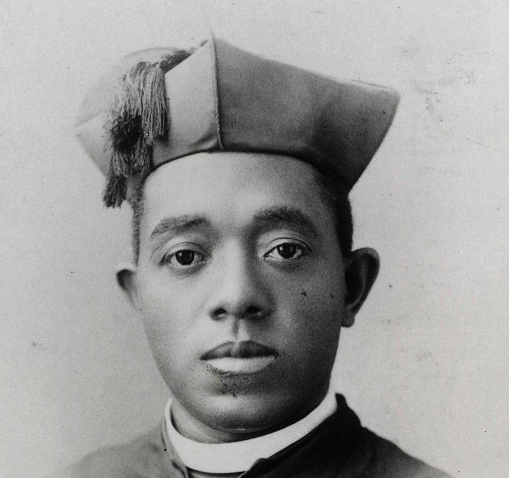 (Photo courtesy of the Diocese of Springfield via AP)This undated shows Quincy's Father Augustine Tolton. Pope Francis has positioned for sainthood a former slave and the first known black priest in America. The pontiff on Wednesday, June 12, 2019, declared the Rev. Augustine Tolton of Quincy "venerable." The Diocese of Springfield announced that the designation means that Tolton lived a life of "heroic virtue." Church officials are investigating possible miracles attributed to Tolton which could lead to his canonization.