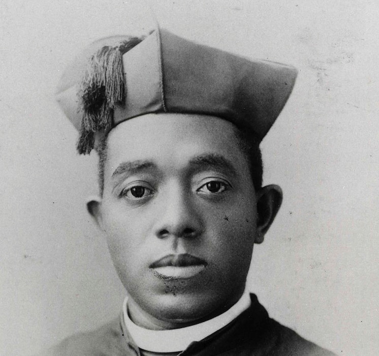 (Photo courtesy of the Diocese of Springfield via AP)This undated shows Quincy's Father Augustine Tolton. Pope Francis has positioned for sainthood a former slave and the first known black priest in America. The pontiff on Wednesday, June 12, 2019, declared the Rev. Augustine Tolton of Quincy "venerable." The Diocese of Springfield announced that the designation means that Tolton lived a life of "heroic virtue." Church officials are investigating possible miracles attributed to Tolton which could lead to his canonization.